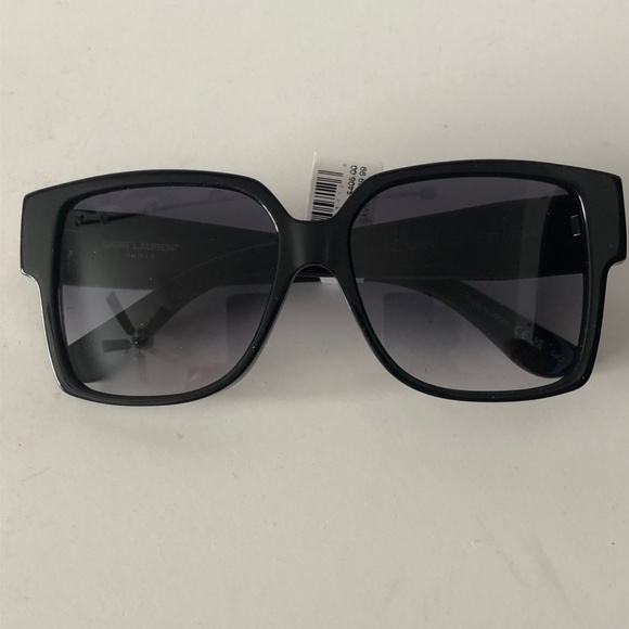 SAINT LAURENT 55MM Oversized Square Sunglasses black - Picture 7 of 16